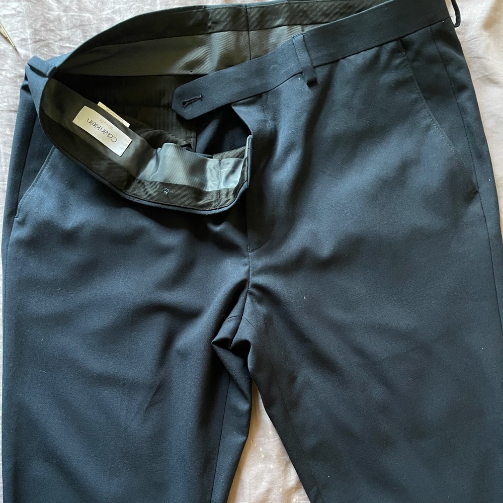 Navy Blue slacks men size waists 34 Length 32